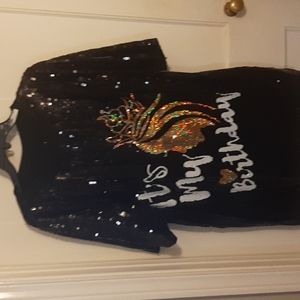 Sequin It's my Birthday dress